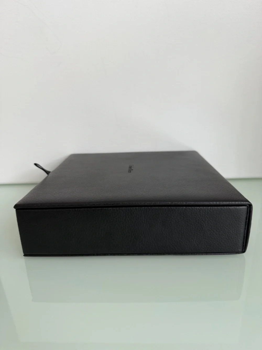 Calvin Klein Black Storage Gift Box Foldable Lid Organizer